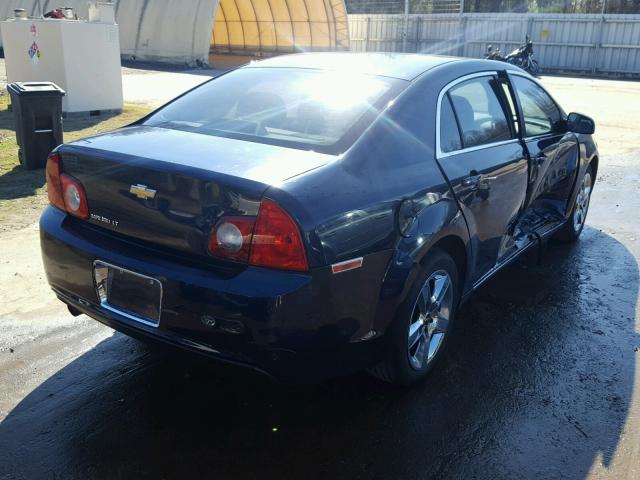 1G1ZC5EB6AF184583 - 2010 CHEVROLET MALIBU 1LT 蓝色 照片 4