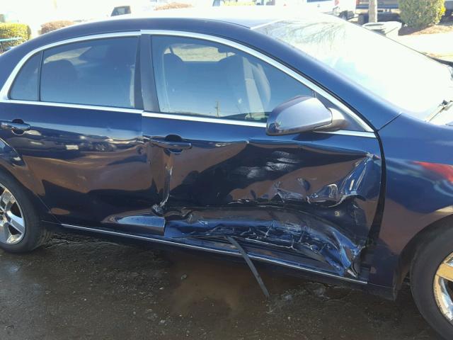 1G1ZC5EB6AF184583 - 2010 CHEVROLET MALIBU 1LT 蓝色 照片 9