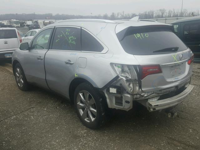 5FRYD4H87EB045808 - 2014 ACURA MDX ADVANC 银色 照片 3