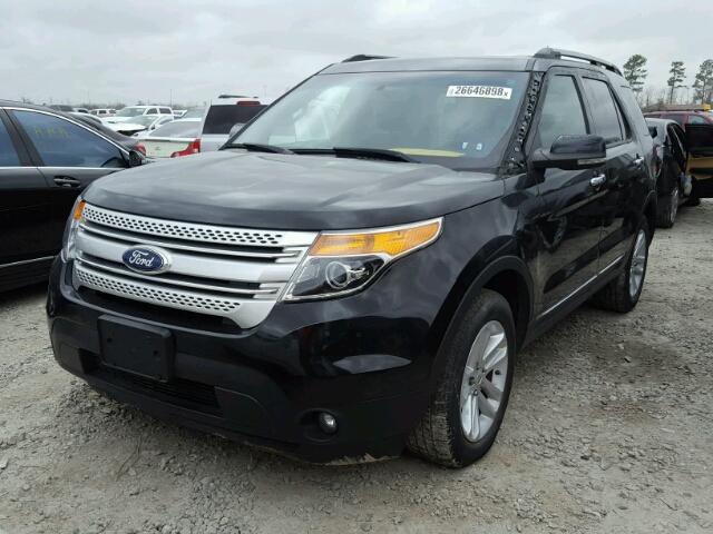 1FM5K8D81DGA62000 - 2013 FORD EXPLORER X BLACK photo 2