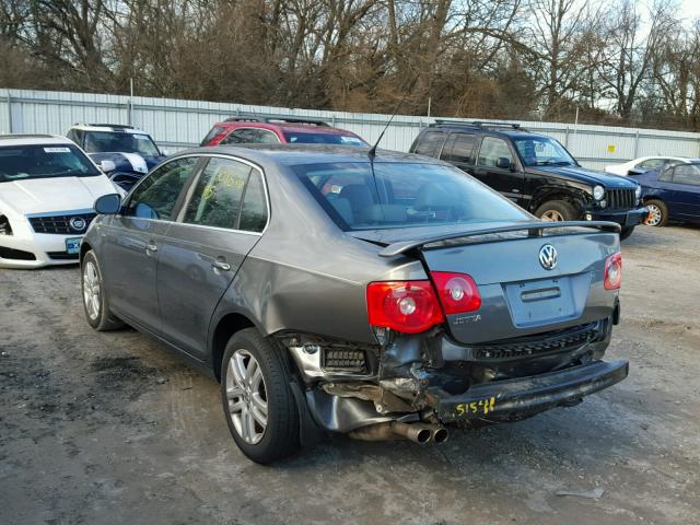 3VWEF81K97M171725 - 2007 VOLKSWAGEN JETTA WOLF GRAY photo 3