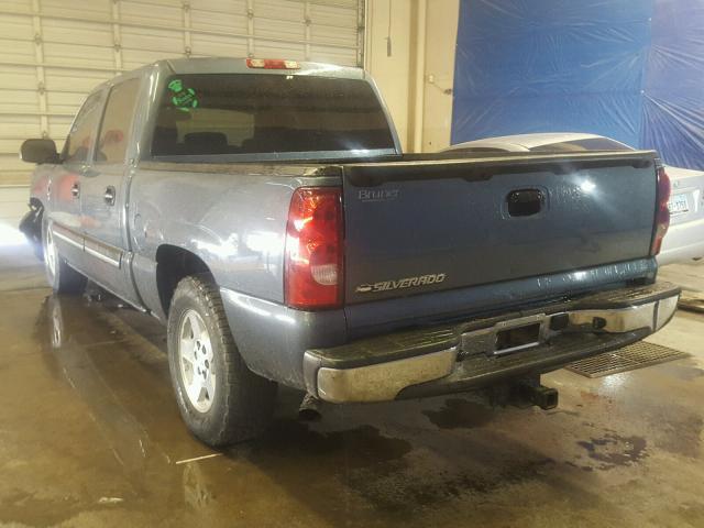 2GCEC13V371165856 - 2007 CHEVROLET SILVERADO BLUE photo 3