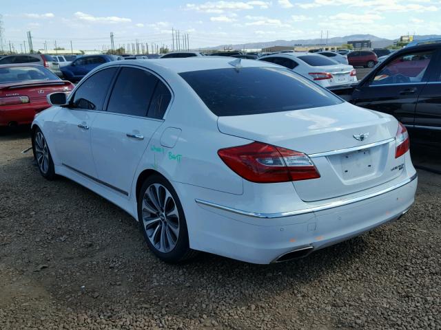 KMHGC4DH7DU253131 - 2013 HYUNDAI GENESIS 5. WHITE photo 3