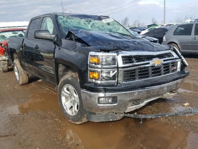 3GCUKREC1FG529156 - 2015 CHEVROLET SILVERADO BLACK photo 1