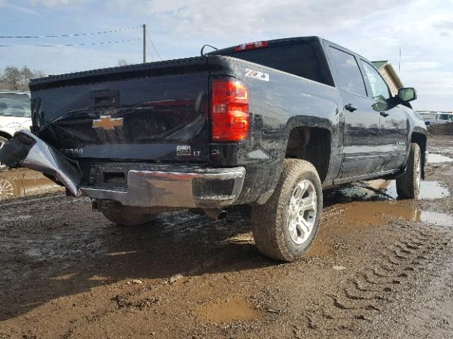 3GCUKREC1FG529156 - 2015 CHEVROLET SILVERADO BLACK photo 4