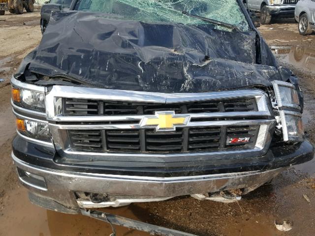 3GCUKREC1FG529156 - 2015 CHEVROLET SILVERADO BLACK photo 7