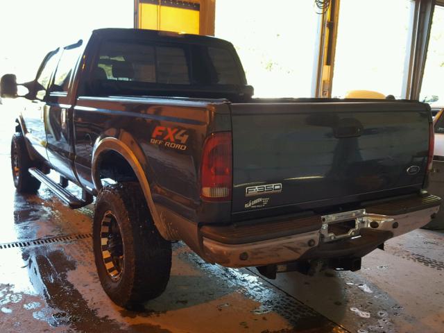 1FTWW31P16ED65983 - 2006 FORD F350 SRW S GREEN photo 3