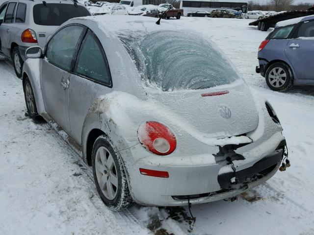 3VWRW31C47M516320 - 2007 VOLKSWAGEN NEW BEETLE 银色 照片 3