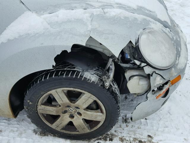3VWRW31C47M516320 - 2007 VOLKSWAGEN NEW BEETLE 银色 照片 9