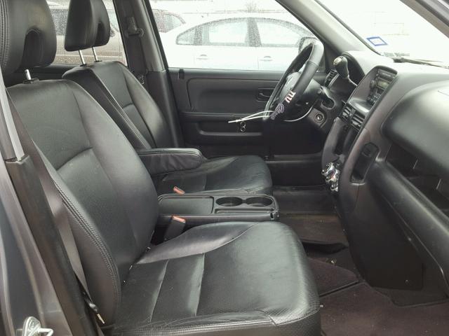 JHLRD78946C055102 - 2006 HONDA CR-V SE CHARCOAL photo 5