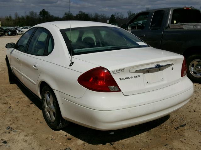 1FAFP55223G188972 - 2003 FORD TAURUS SES WHITE photo 3