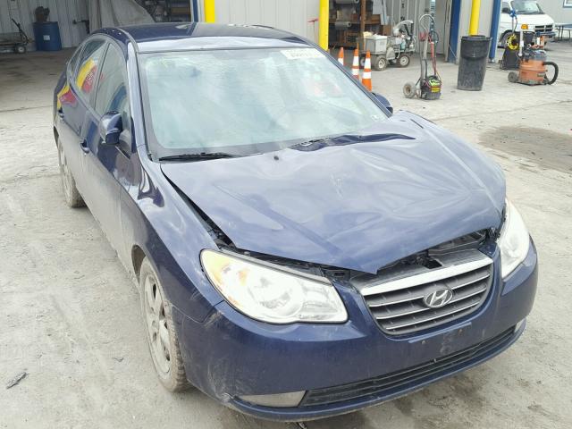 KMHDU46D18U489564 - 2008 HYUNDAI ELANTRA GL BLUE photo 9