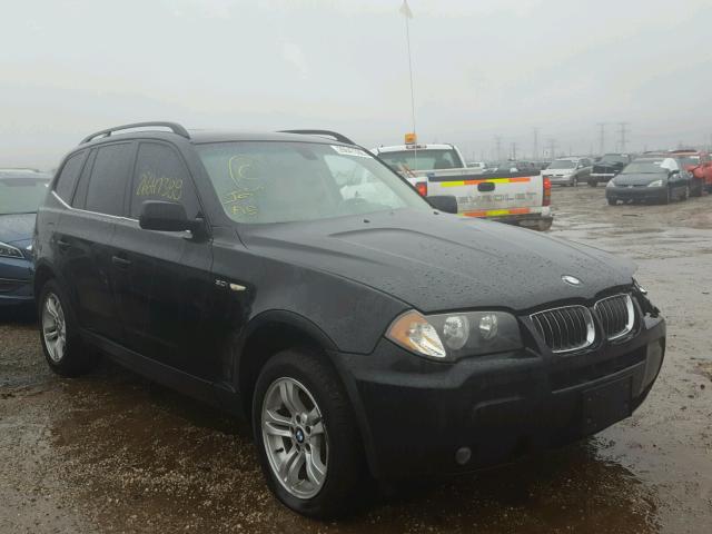 WBXPA93446WG78647 - 2006 BMW X3 3.0I BLACK photo 1