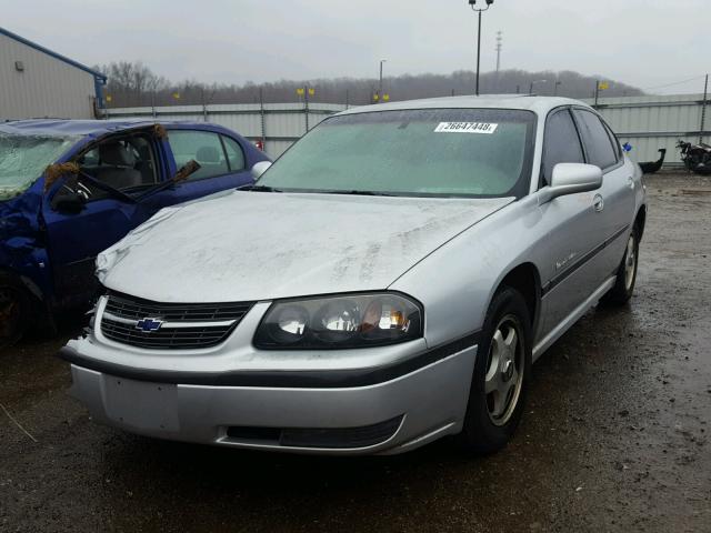 2G1WH55K4Y9107976 - 2000 CHEVROLET IMPALA LS SILVER photo 2