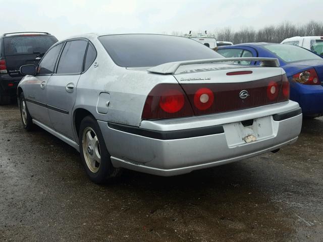 2G1WH55K4Y9107976 - 2000 CHEVROLET IMPALA LS SILVER photo 3