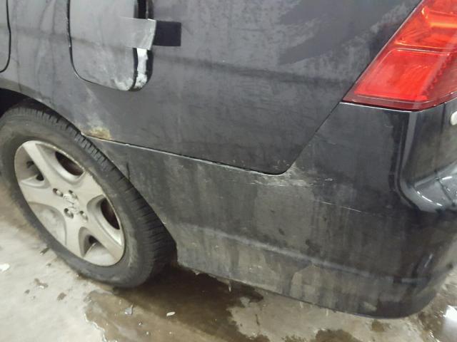 2HGES26774H625255 - 2004 HONDA CIVIC EX შავი ფოტო 9