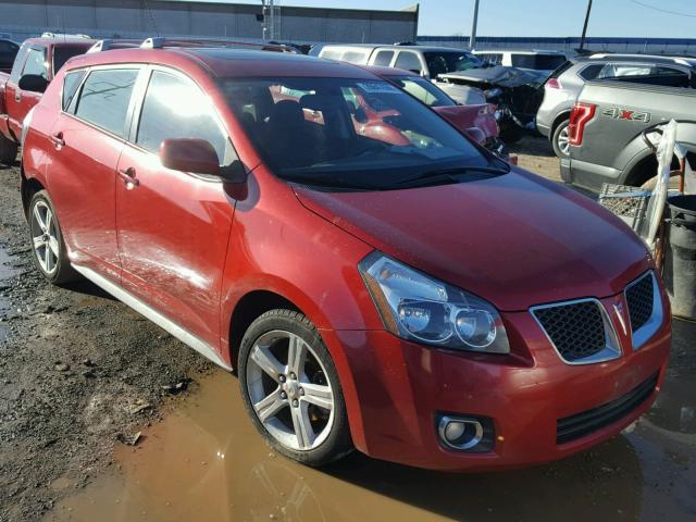 5Y2SP670X9Z403988 - 2009 PONTIAC VIBE RED photo 1