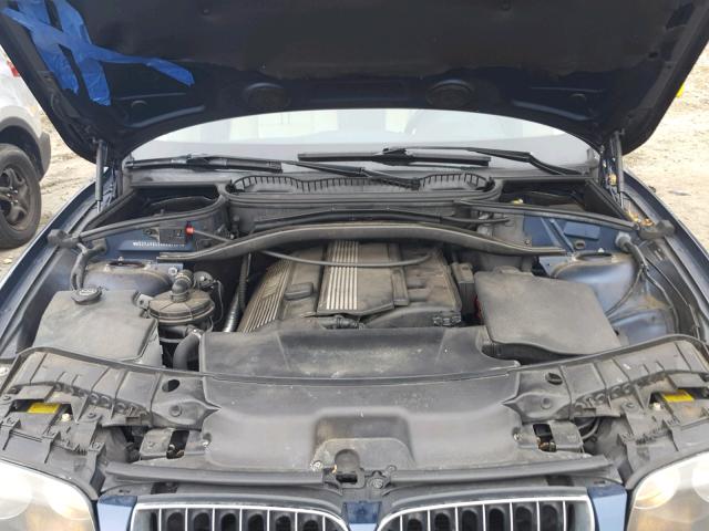 WBXPA93426WG87279 - 2006 BMW X3 3.0I BLUE photo 7