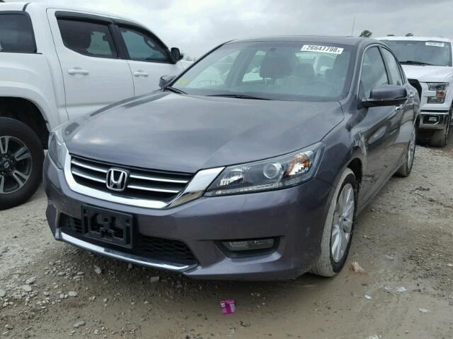 1HGCR2F79FA212113 - 2015 HONDA ACCORD EX GRAY photo 2