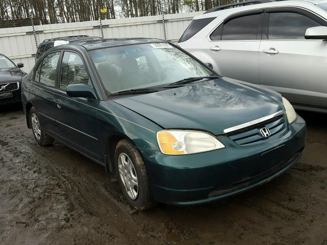 2HGES26771H580264 - 2001 HONDA CIVIC EX 绿色 照片 1