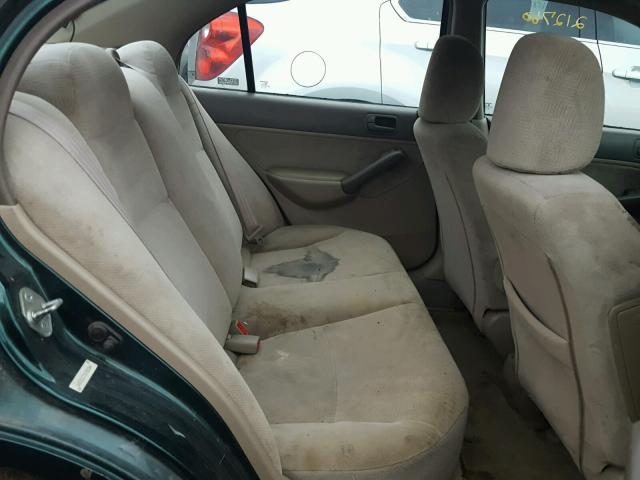 2HGES26771H580264 - 2001 HONDA CIVIC EX 绿色 照片 6