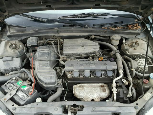 2HGES26771H580264 - 2001 HONDA CIVIC EX 绿色 照片 7