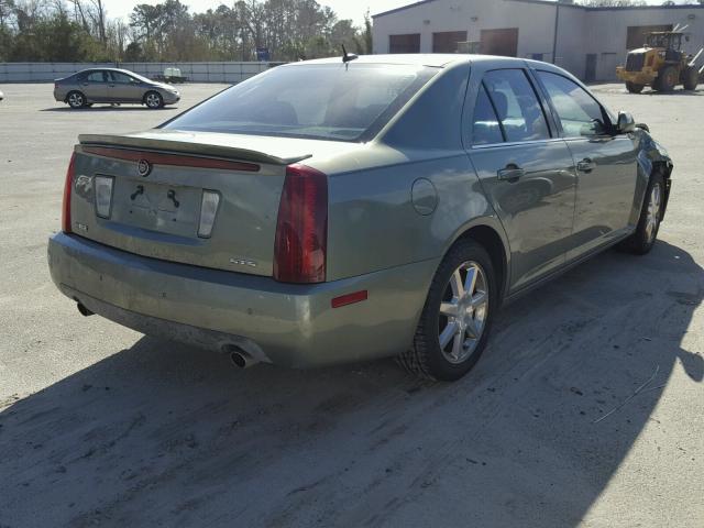 1G6DC67A950207748 - 2005 CADILLAC STS GREEN photo 4