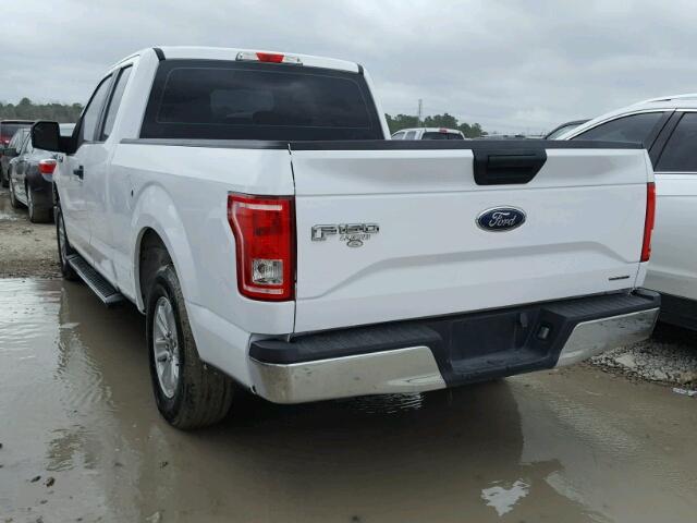 1FTEX1C89FKE36710 - 2015 FORD F150 SUPER WHITE photo 3