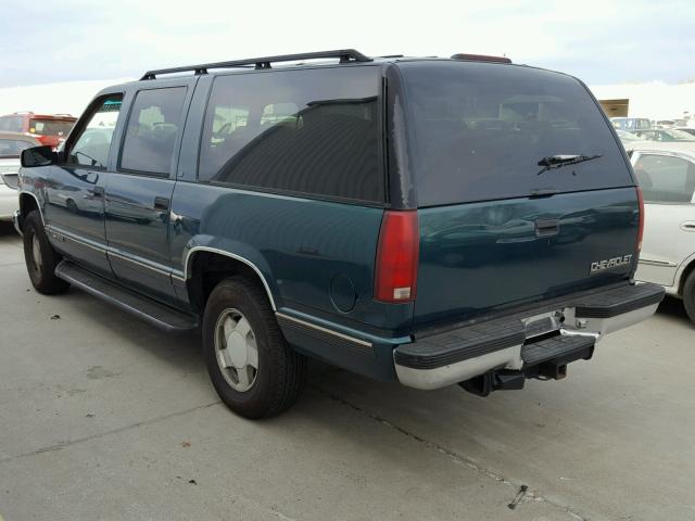 3GNDK16R5TG115278 - 1996 CHEVROLET SUBURBAN K GREEN photo 3