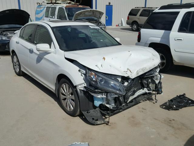 1HGCR2F75FA193270 - 2015 HONDA ACCORD EX WHITE photo 1