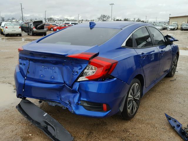 19XFC1F38GE037355 - 2016 HONDA CIVIC EX BLUE photo 4