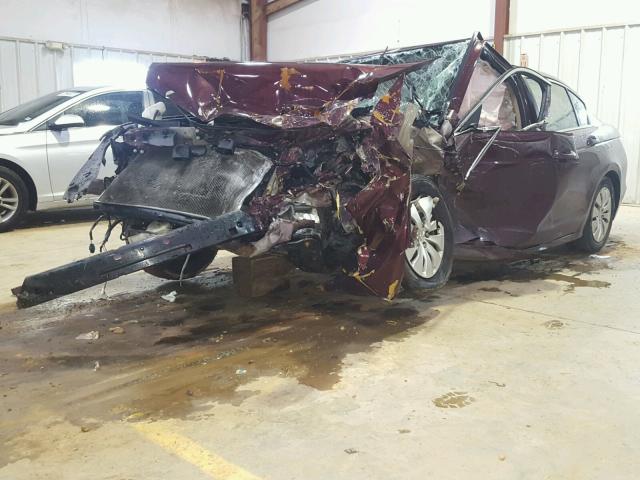 1HGCP2F35BA006395 - 2011 HONDA ACCORD LX MAROON photo 2