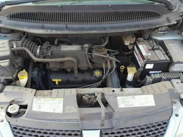 1D4GP24383B130324 - 2003 DODGE GRAND CARA BLUE photo 7