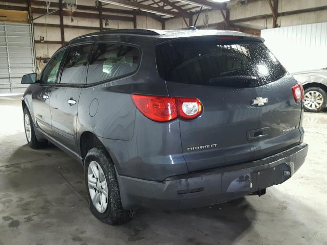 1GNER13DX9S150867 - 2009 CHEVROLET TRAVERSE L CHARCOAL photo 3