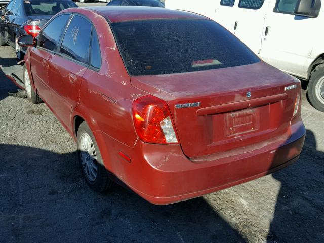 KL5JJ52Z94K016580 - 2004 SUZUKI FORENZA LX RED photo 3