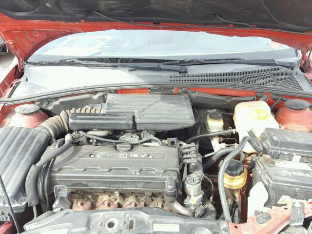 KL5JJ52Z94K016580 - 2004 SUZUKI FORENZA LX RED photo 7