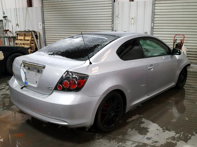 JTKDE167480240685 - 2008 TOYOTA SCION TC SILVER photo 4