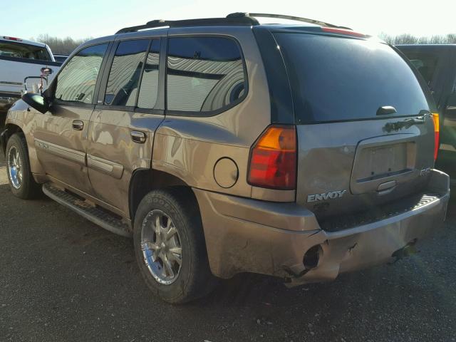 1GKDT13S422460334 - 2002 GMC ENVOY TAN photo 3