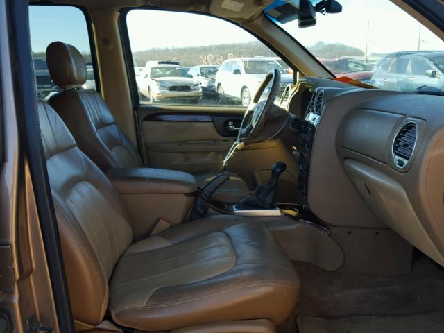 1GKDT13S422460334 - 2002 GMC ENVOY TAN photo 5