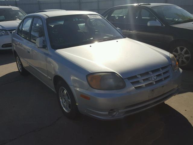 KMHCG45CX5U630462 - 2005 HYUNDAI ACCENT GL SILVER photo 1