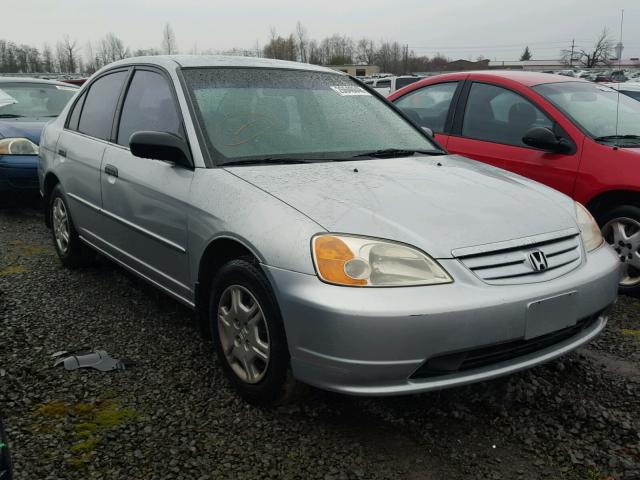 2HGES15511H548274 - 2001 HONDA CIVIC LX SILVER photo 1