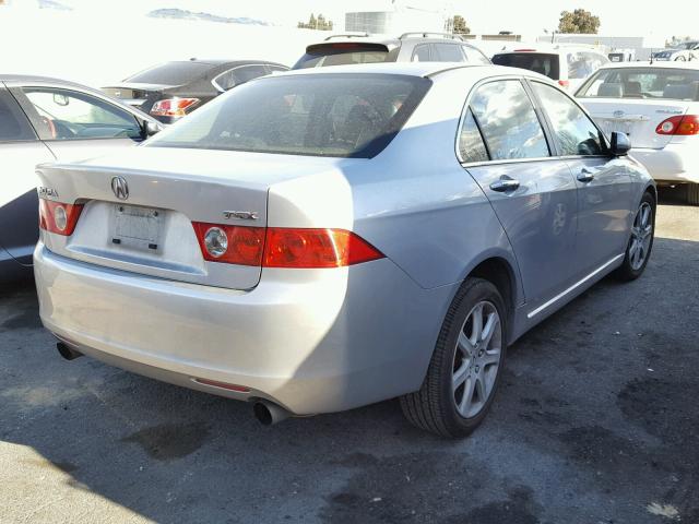 JH4CL96894C032793 - 2004 ACURA TSX SILVER photo 4