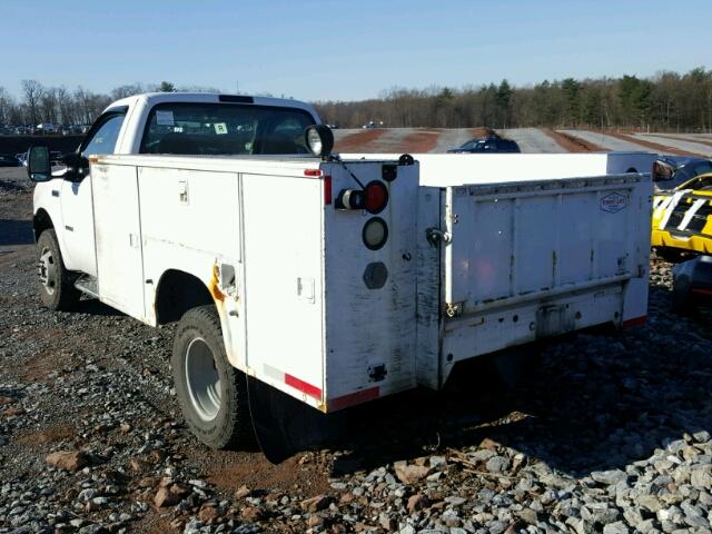 1FDWF37P36EC56461 - 2006 FORD F350 SUPER WHITE photo 3