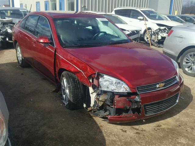 2G1WT58K589225867 - 2008 CHEVROLET IMPALA LT MAROON photo 1