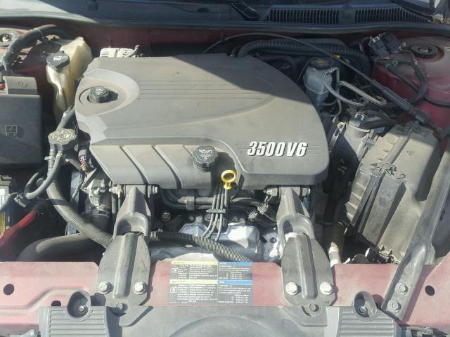 2G1WT58K589225867 - 2008 CHEVROLET IMPALA LT MAROON photo 7