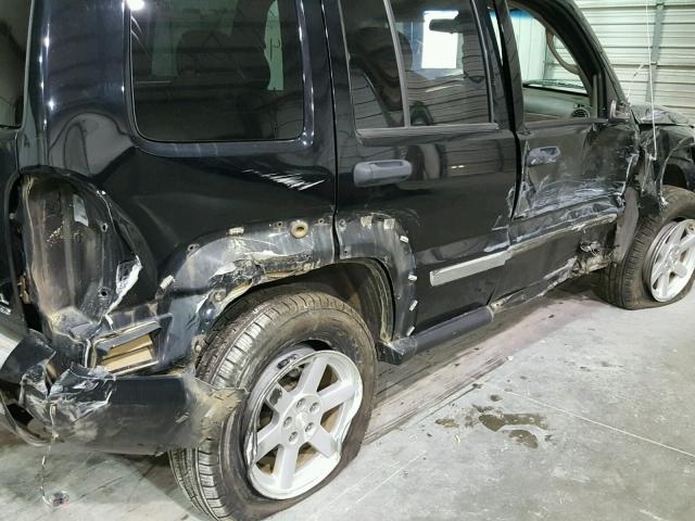 1J8GL58K16W144146 - 2006 JEEP LIBERTY LI BLACK photo 9