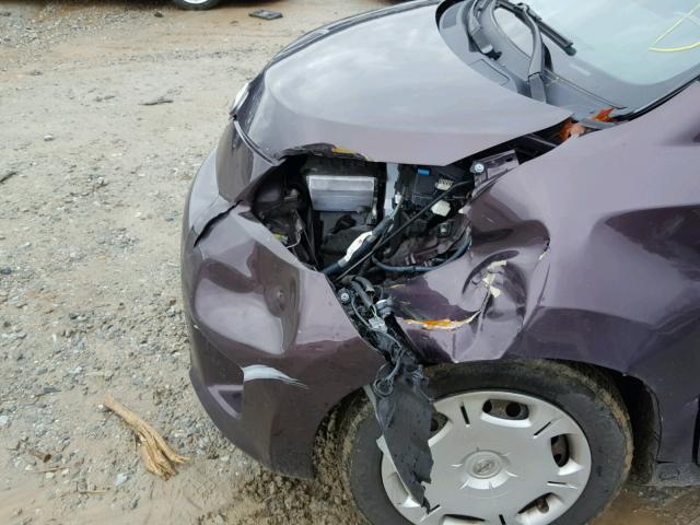 JTKKU4B40B1013390 - 2011 TOYOTA SCION XD PURPLE photo 9