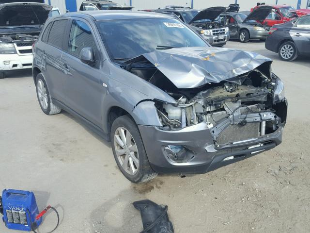 4A4AP3AU7EE024253 - 2014 MITSUBISHI OUTLANDER GRAY photo 1