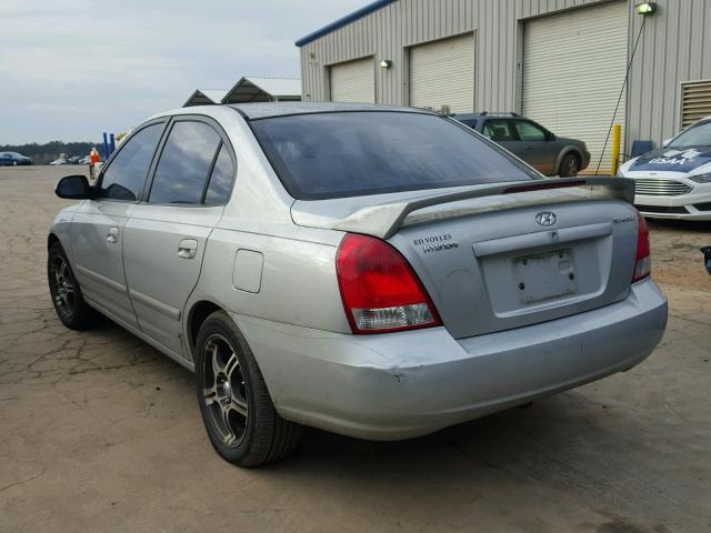 KMHDN45DX3U575883 - 2003 HYUNDAI ELANTRA GL SILVER photo 3