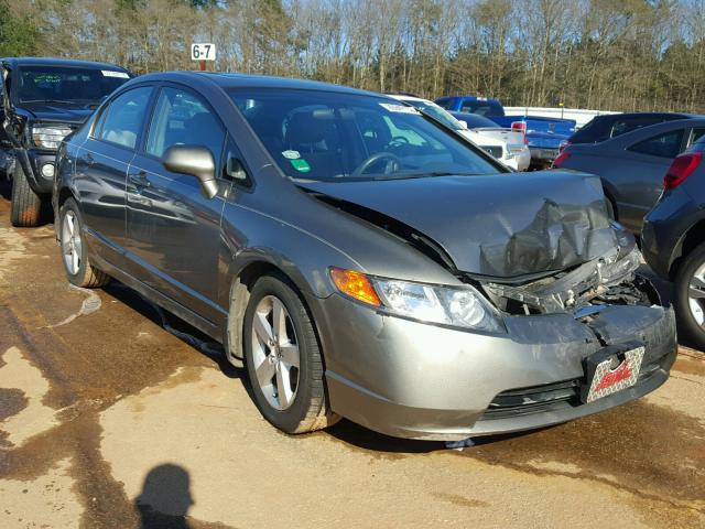 1HGFA168X8L060101 - 2008 HONDA CIVIC EX GRAY photo 1